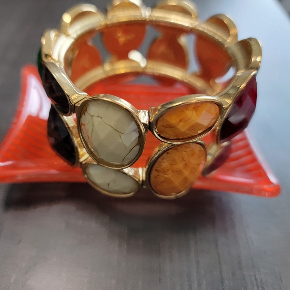 Amrita Singh Faceted Stone Stretch Bracelet - Picture 3 of 4